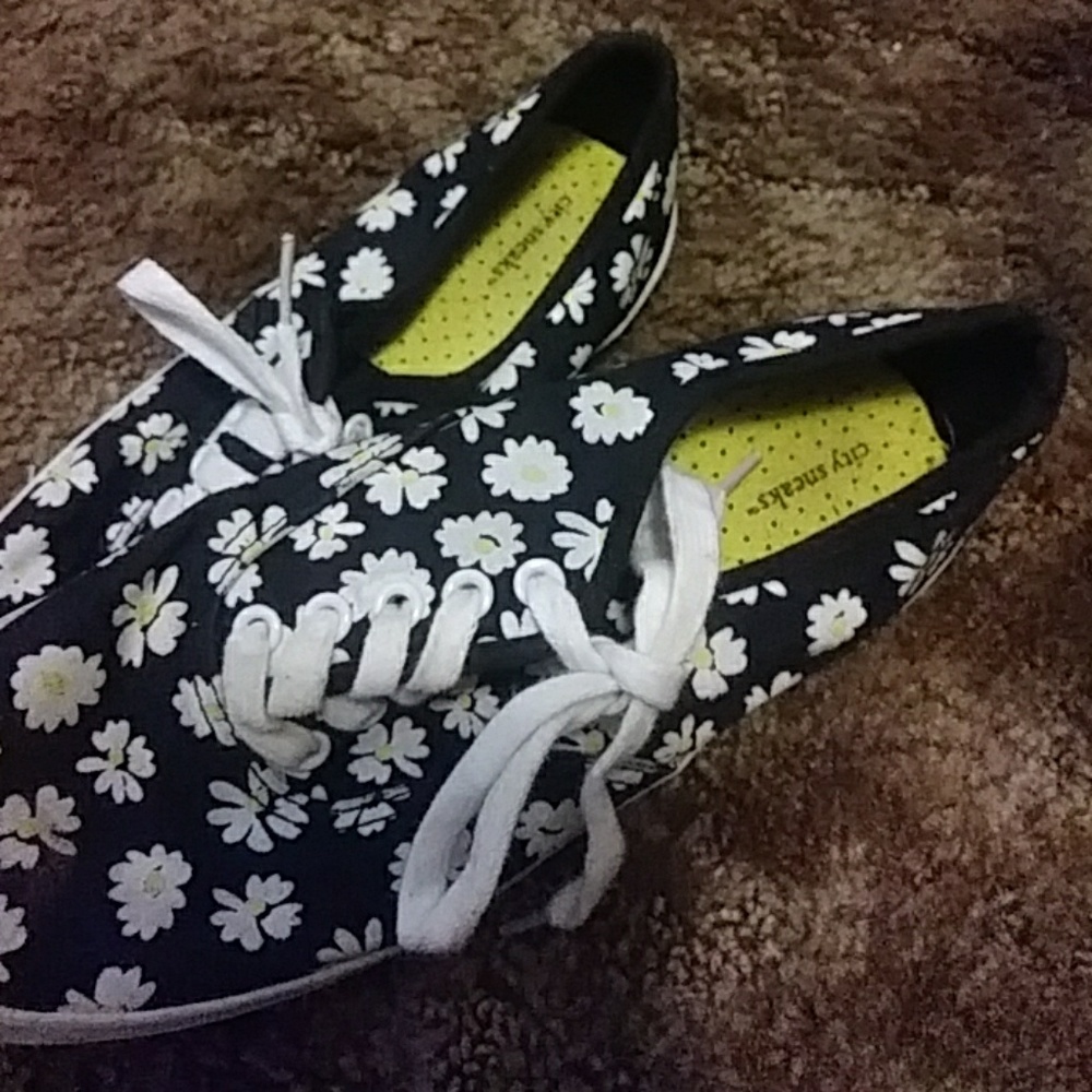 Cute flowery shoes